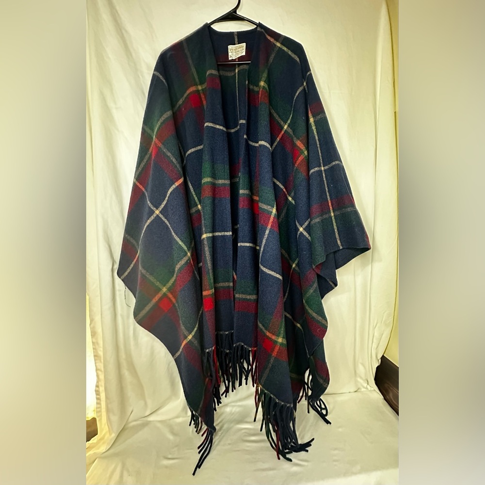 Pendleton 100% Wool Poncho Wrap